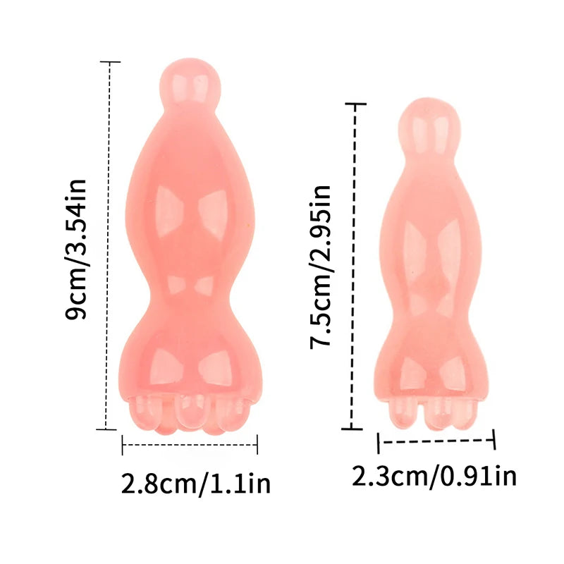 Smooth Face Massage Tools Resin Gua Sha Face Skin Care Massage Sticks Lotus Seedpod Shape Massager Facial Physiotherapy Tool