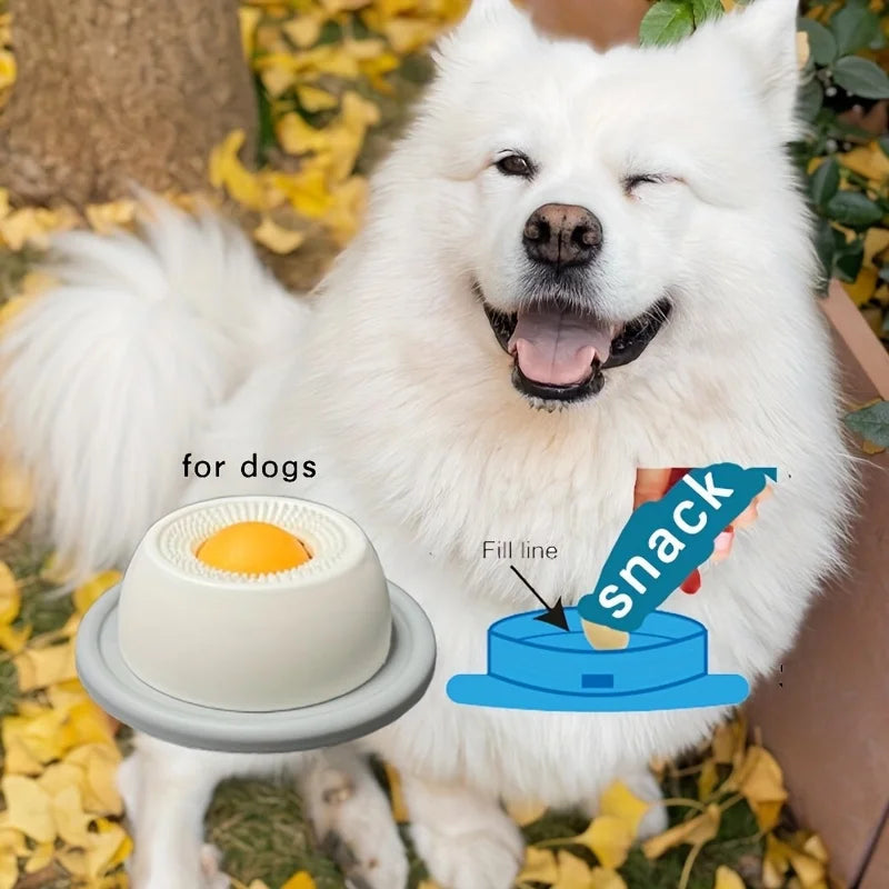 Pet Lick Mat Yogurt Licking Plate Slow Feeder for Dogs & Cats - Interactive Snack Bowl, Promotes Dental Health, Pet Licking Mat Dureve