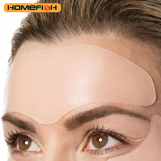 HOMEFISH Anti-Aging Forehead & Eye Care Kit - Wrinkle-Reducing Gel Patches, Forehead Line Remover & Firming Lift Masks