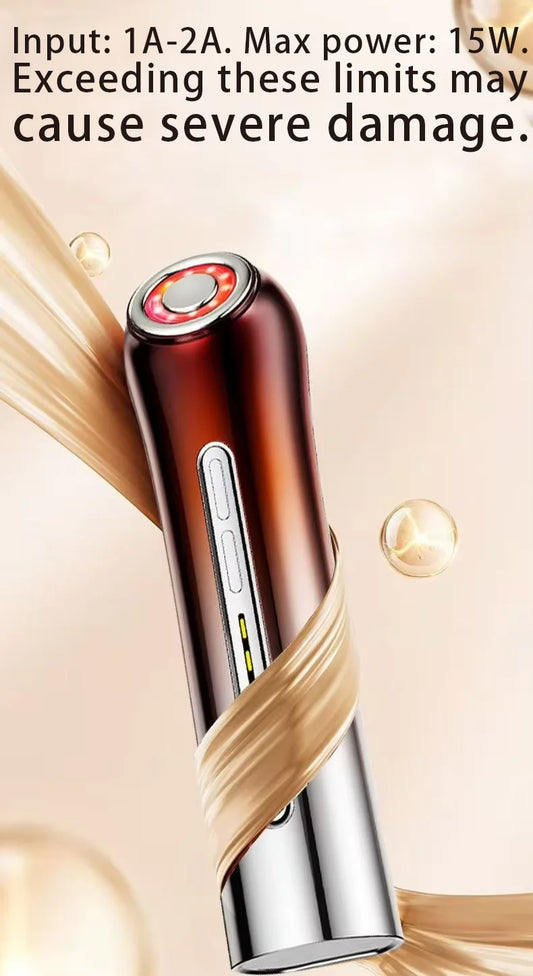 At-Home Microcurrent Facial Device with Light Therapy – Anti-Aging Skin Tightening Massager