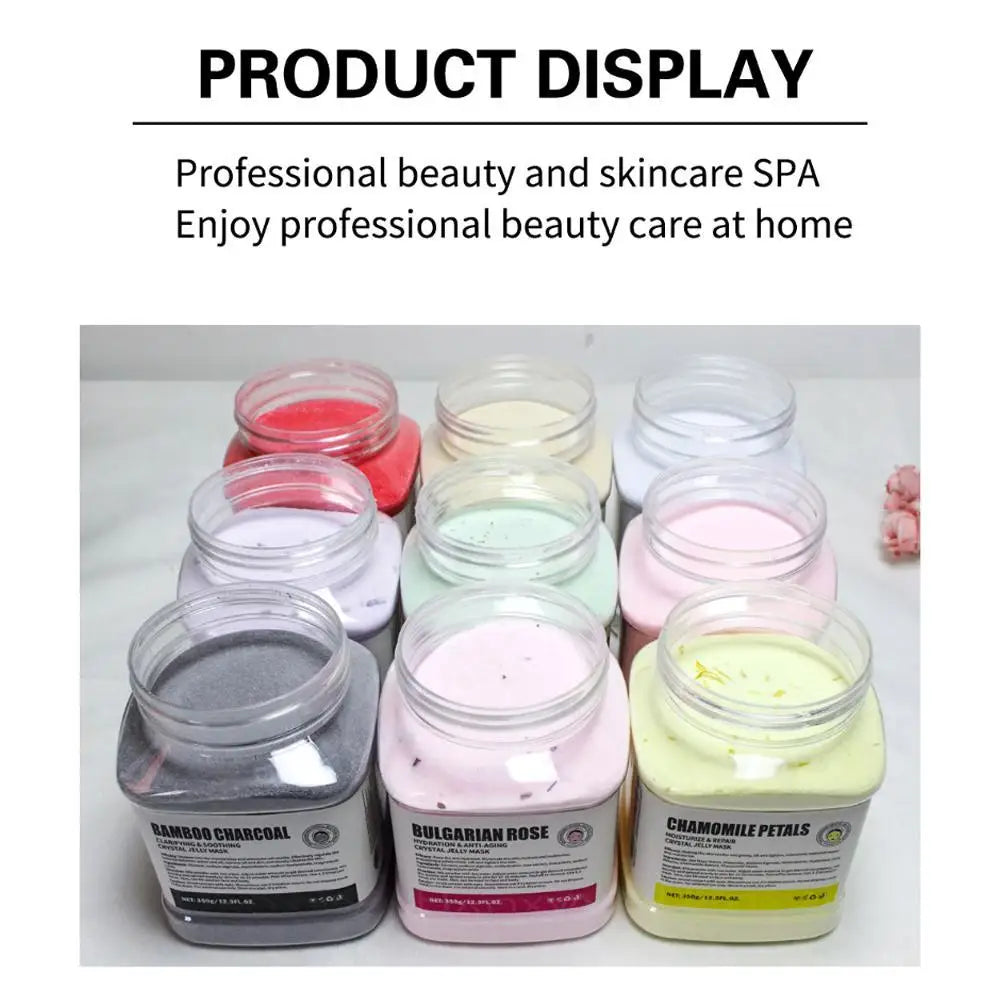 Jelly Mask for Facial Professional Rose Smooth Face Mask Skin Care, Hydrated Nourished Hydro Jelly Mask Powder,Gel Peel Off Mas