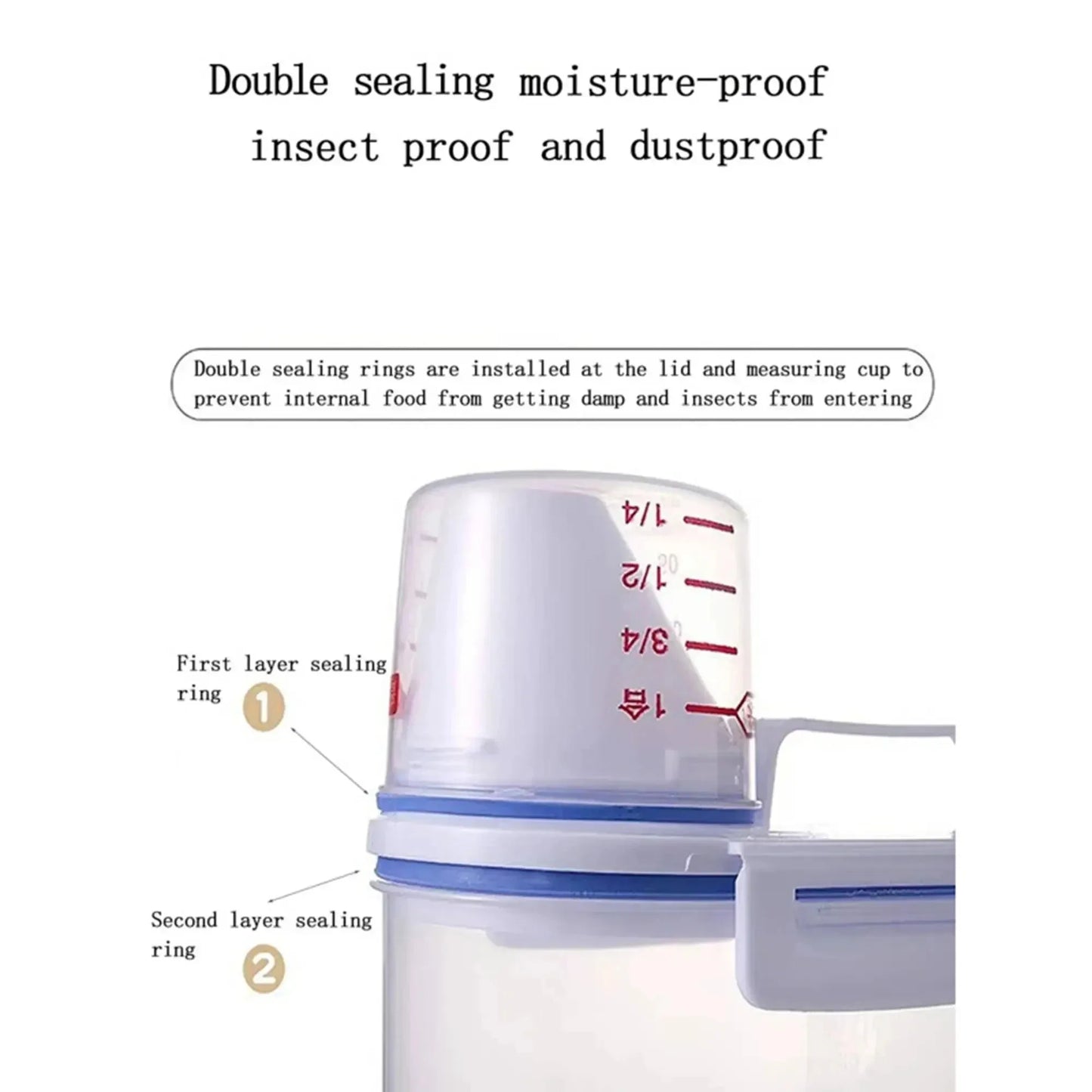 Premium Pet Food Storage Container with Airtight Seal - Durable, Large Capacity, Easy Clean & Stylish Design for Dogs & Cats