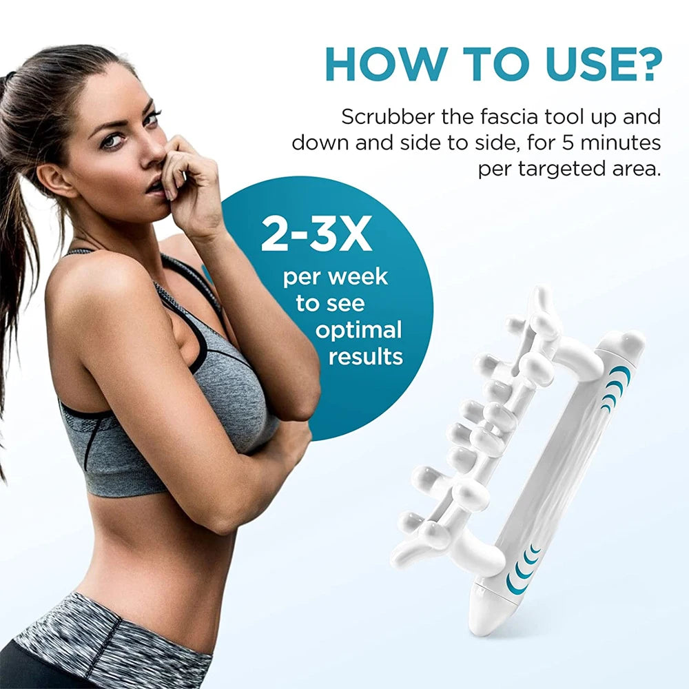 Fascia Massage Tool - Mimic Natural Myofascial Release,Manual Trigger Point & Deep Tissue Cellulite Massager Tool for Full Body