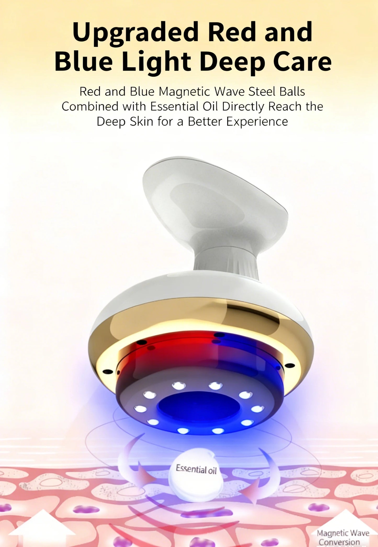 Electric Massage Meridian Brush Universal Body Dredging Cupping Scraping Instrument  Abdominal And Back Massager For Home