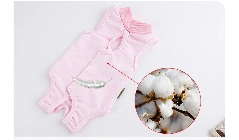 Pet Anti-licking Sterilization Cat Surgery Suit for Small Medium Dog Vest Four-legged Jumpsuit Puppy Kitten Clothes Chihuahua