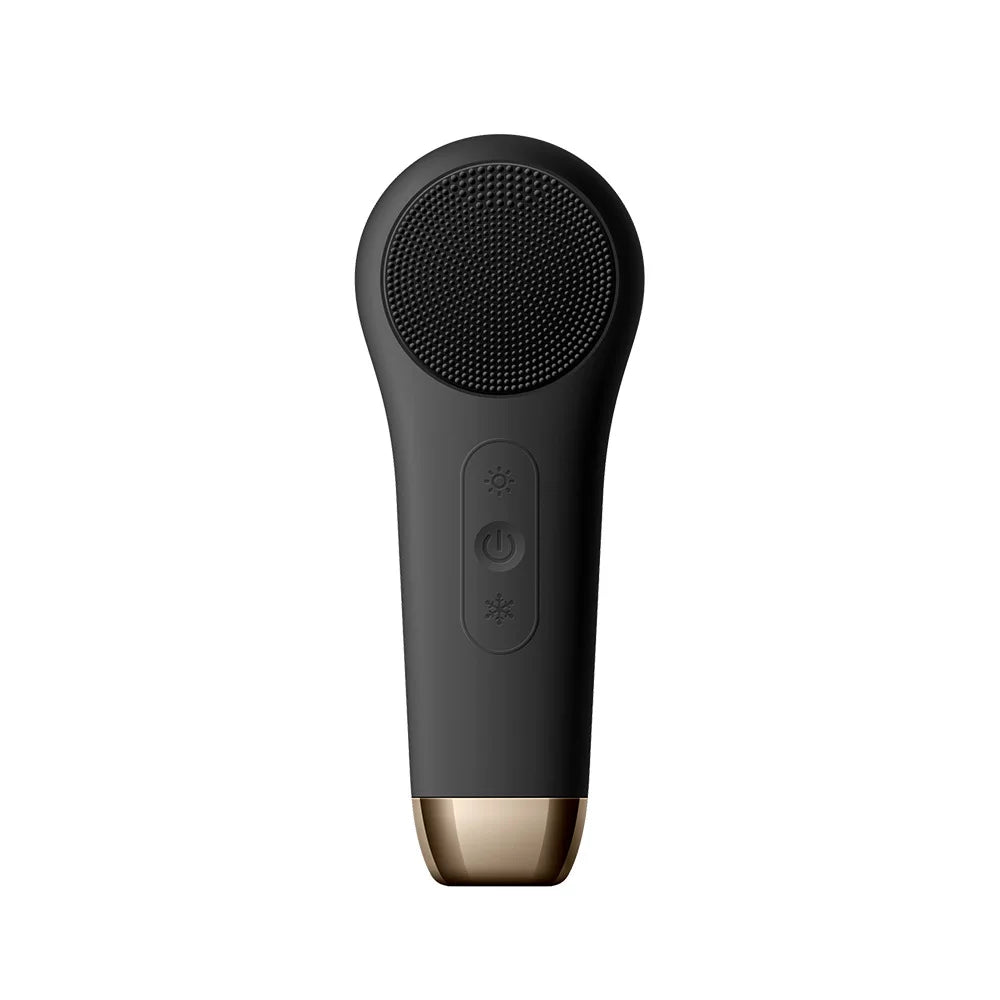 Electric Face Cleanser Facial Cleansing Brush Silicone Ultrasonic Vibration Deep Pores Blackhead Cleaning Washing Skin Massager