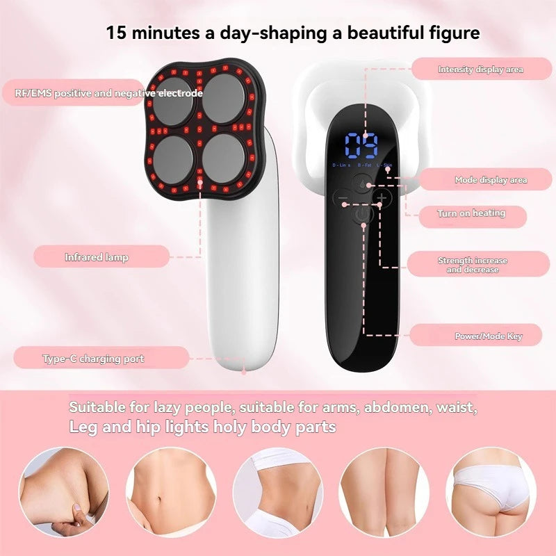 Masseur Electrique Pour le Corps, Dissolvant de graisse, Pour le ventre, la taille, les bras, les jambes et les fesses levage