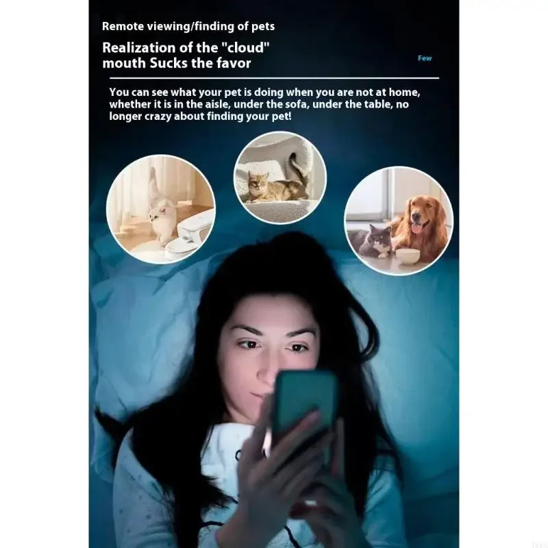 360 Degree Rotating Pet Camera with Two Way Talk Function and Night Detection Robot Cameras for Home Security Dureve