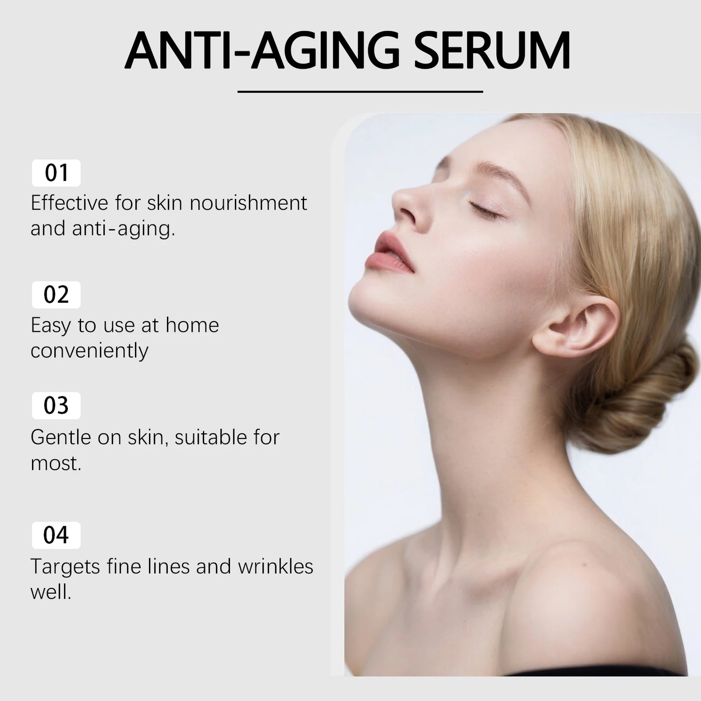 Facial Serum Roller Kit - Gentle Nourishing Formula for Delicate Skin, Improves Elasticity for Daily Skin Maintenance