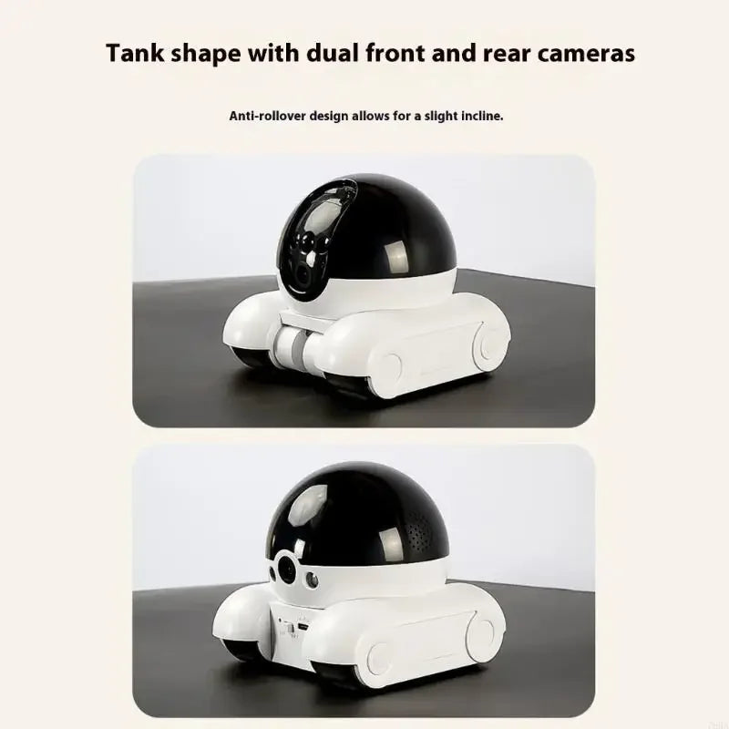 360 Degree Rotating Pet Camera with Two Way Talk Function and Night Detection Robot Cameras for Home Security Dureve
