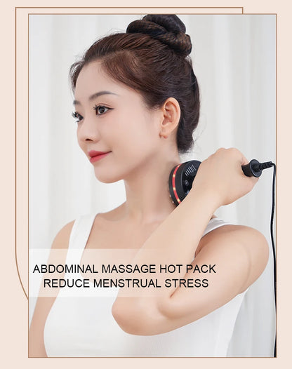 Eletric Guahsa Massager Meridian Massage Brush Lymphatic Drainage Machine Heating Microcurrent Body Back Massager Anti Cellulite