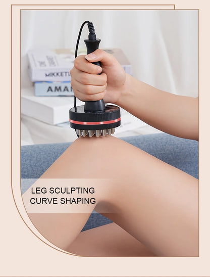Eletric Guahsa Massager Meridian Massage Brush Lymphatic Drainage Machine Heating Microcurrent Body Back Massager Anti Cellulite