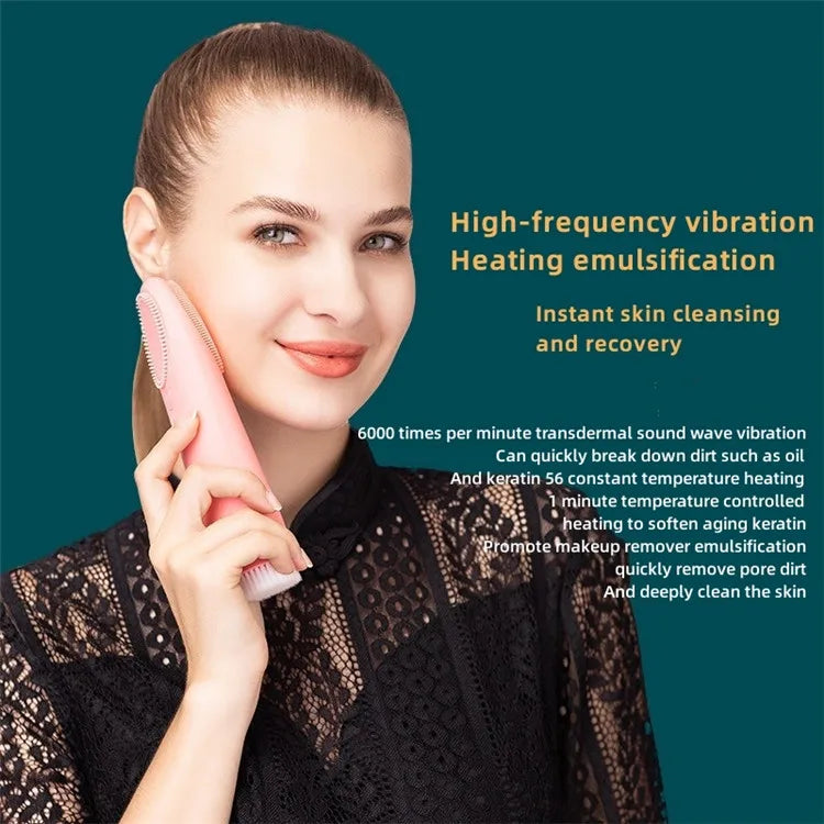 Wholesale 4 In 1 Logo Waterproof Pore Deep Cleaning Machine Soft Silicones Facials Cleansers Brush Electrics