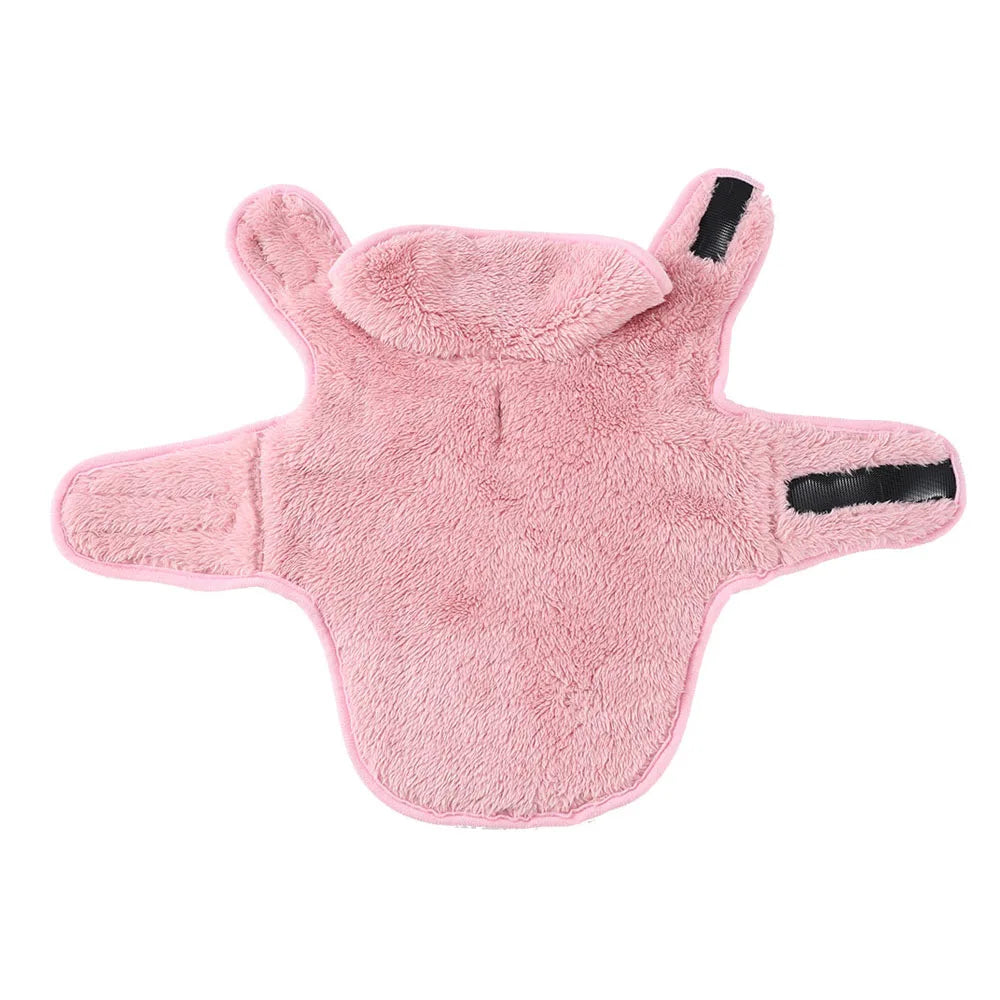 Pet Cat Clothes Fleece Reversible Jacket Sweater For Cats Dogs Soft Fleece Winter Warm Kitten Puppy Padded Vest Apparel Costume
