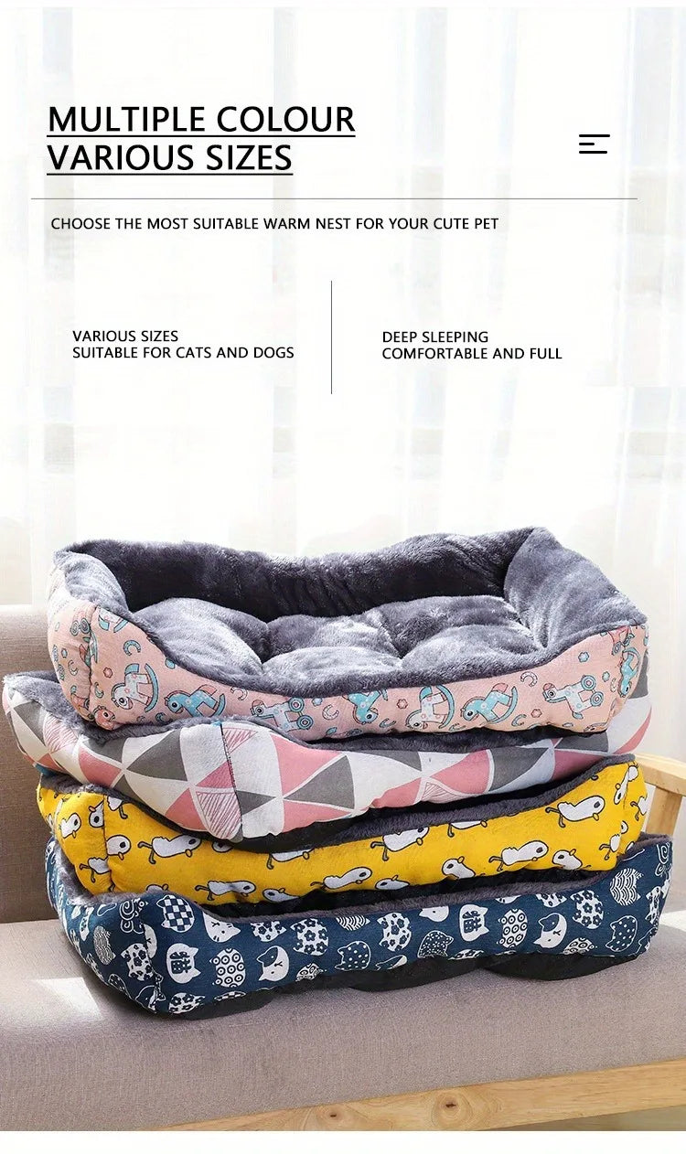 Pet Dog Bed Sofa Mats Winter Pet Products Coussin Chien Accessories Dogs Basket Supplies For Large Medium Small House Cat Bed Dureve