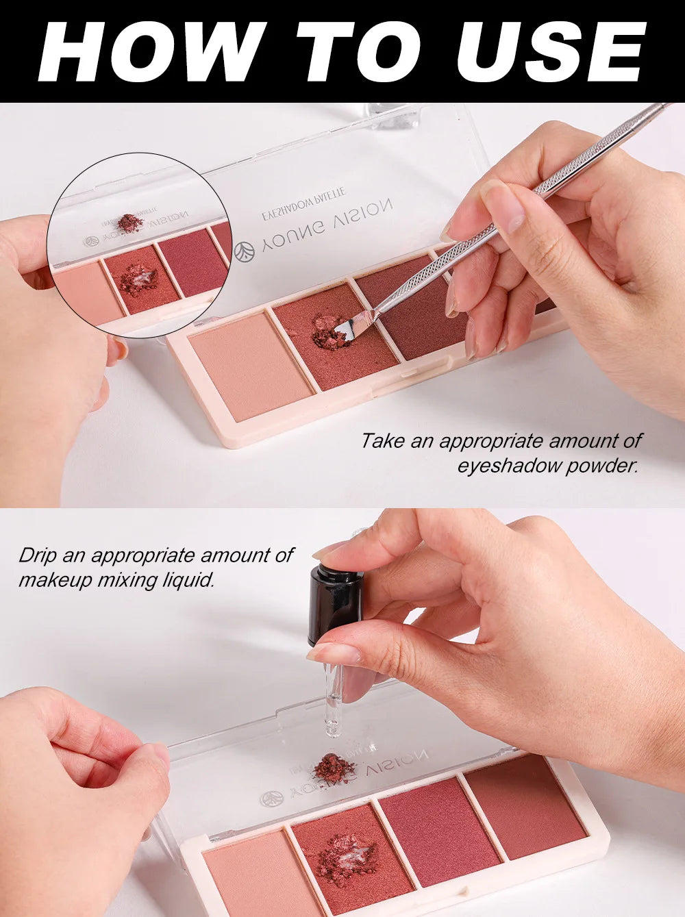 Makeup Mixing Liquid - Revives Dry Gel Liners & Transform Powder to Cream for Eyeshadow & Blush, Multi-Use Primer & Sealer