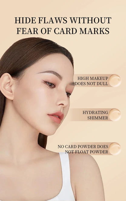 MACKANDY Serum Liquid Foundation Long-lasting Makeup, Full Coverage with Matte Finish, Radiant Formula for All Skin Types Vegan