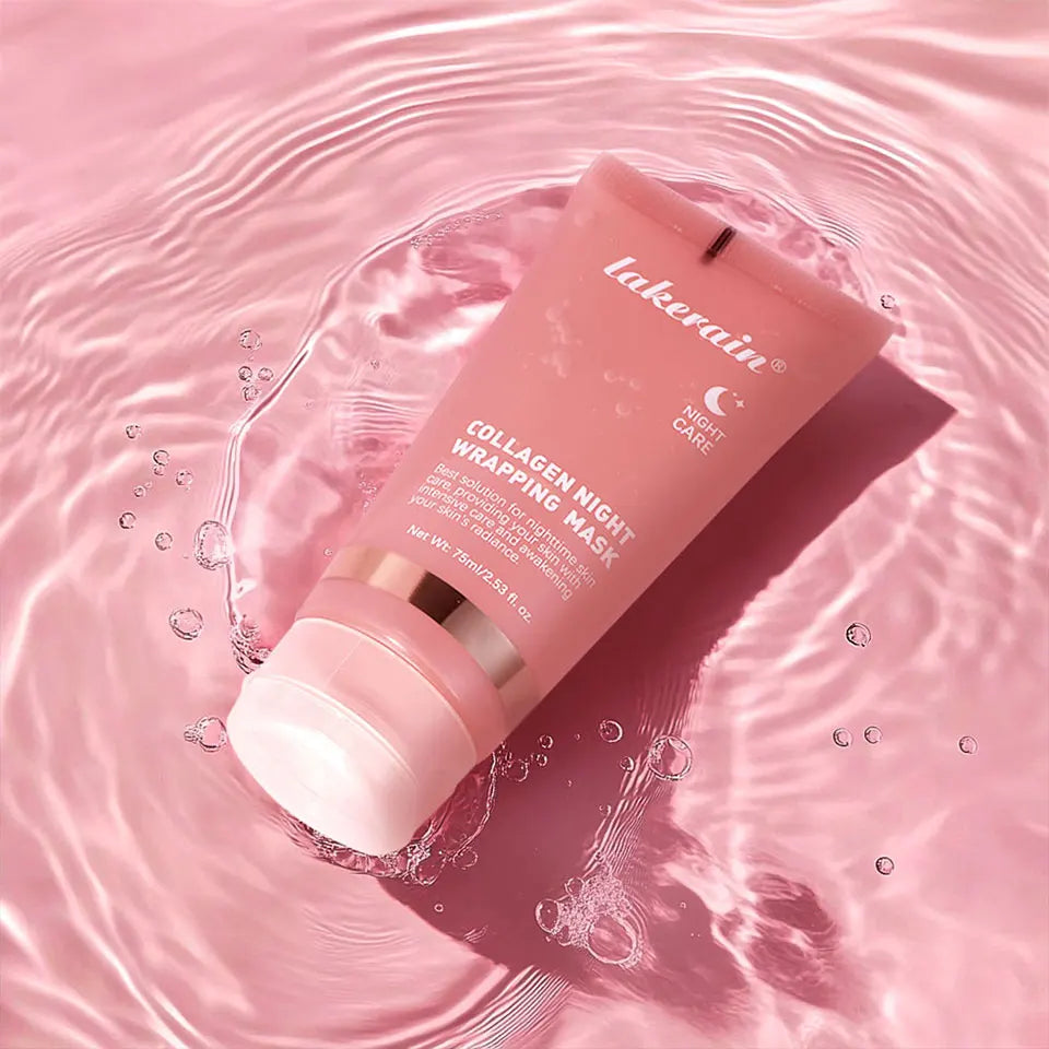 Collagen Facial Mask And Brush Set Rejuvenates Moisturizes Brightens Skin For Glowing Elasticity Korean Face Care Treatment