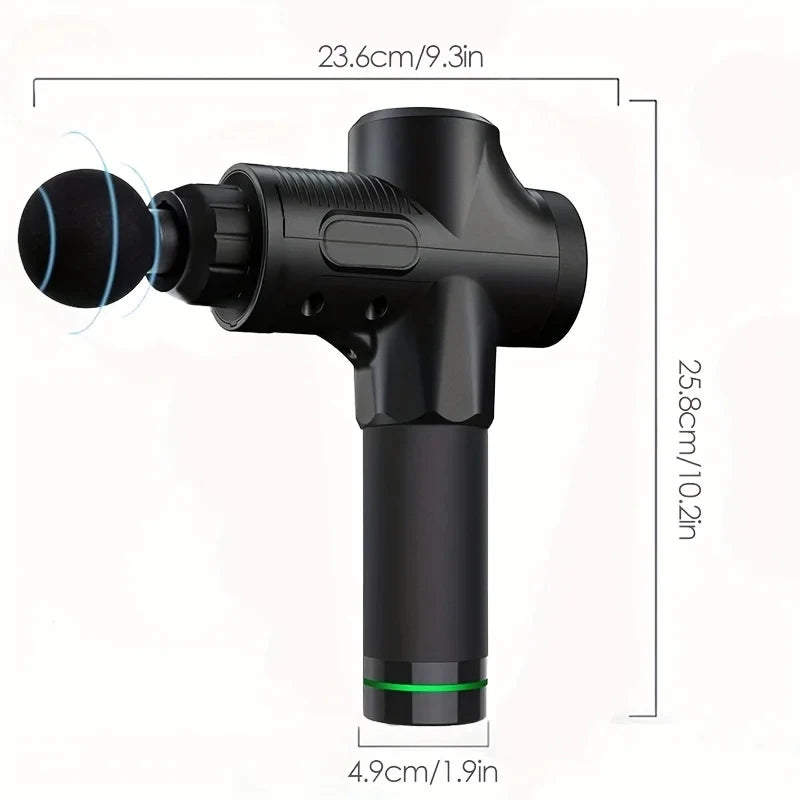 Fascia Gun Professional Fascia Gun Muscle Massager LCD Intelligent Variable Speed Vibration Electric Fascia Gun
