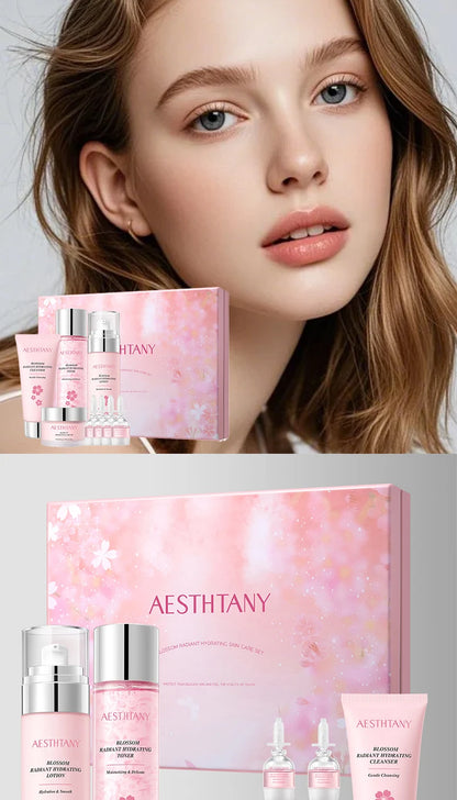 Moisturizing10pieces skin care set, hydrating, moisturizing,brightening and tender skin,whitening and moisturizing essence