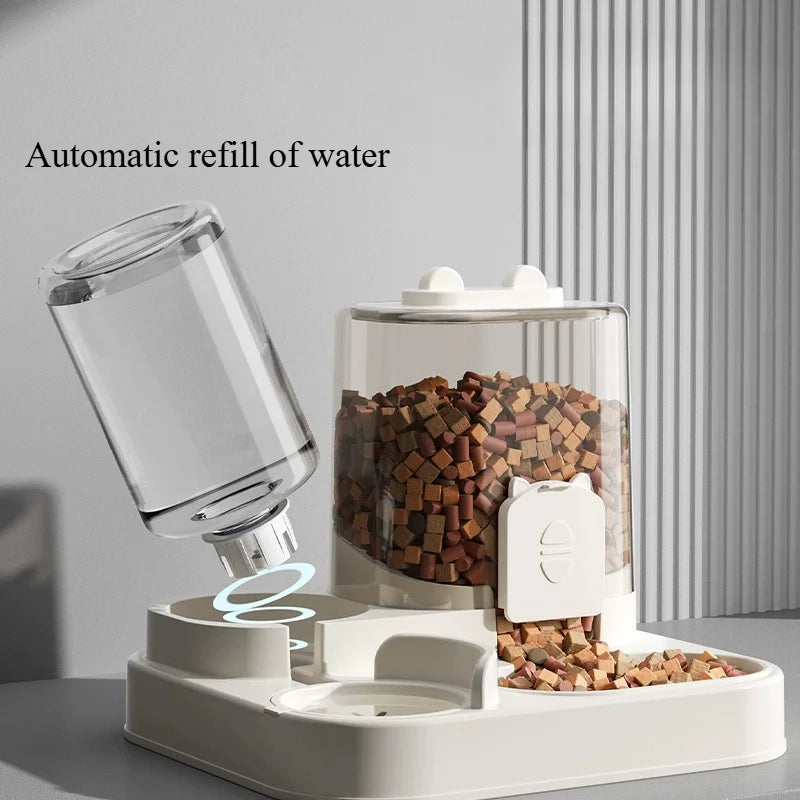 Cat Feeding All-in-one Machine Dog Cat Bowl with Water Dispenser Dog Food Automatically Circulates Cat Food and Pet Supplies