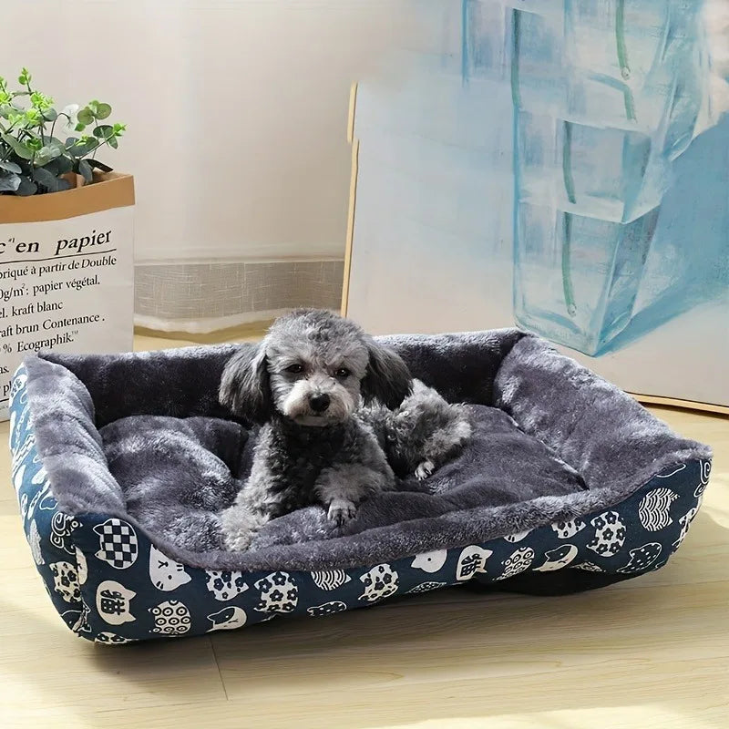 Pet Dog Bed Sofa Mats Winter Pet Products Coussin Chien Accessories Dogs Basket Supplies For Large Medium Small House Cat Bed Dureve
