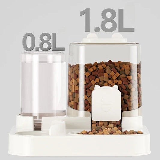 Cat Feeding All-in-one Machine Dog Cat Bowl with Water Dispenser Dog Food Automatically Circulates Cat Food and Pet Supplies