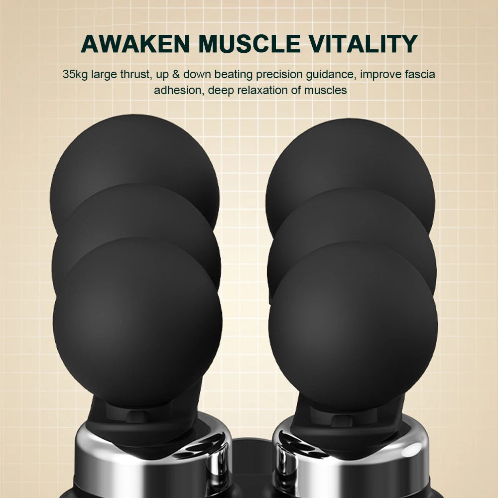 Handle Fascia Gun Professional Fascia Massage Gun Neck Shoulder Back Leg Massager 6 Gears Adjust Muscle Relaxation masajeador
