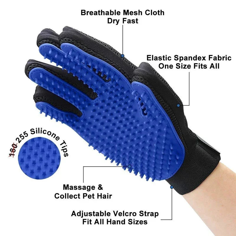Silicone Pet Grooming Gloves for Dogs & Cats My Store 2