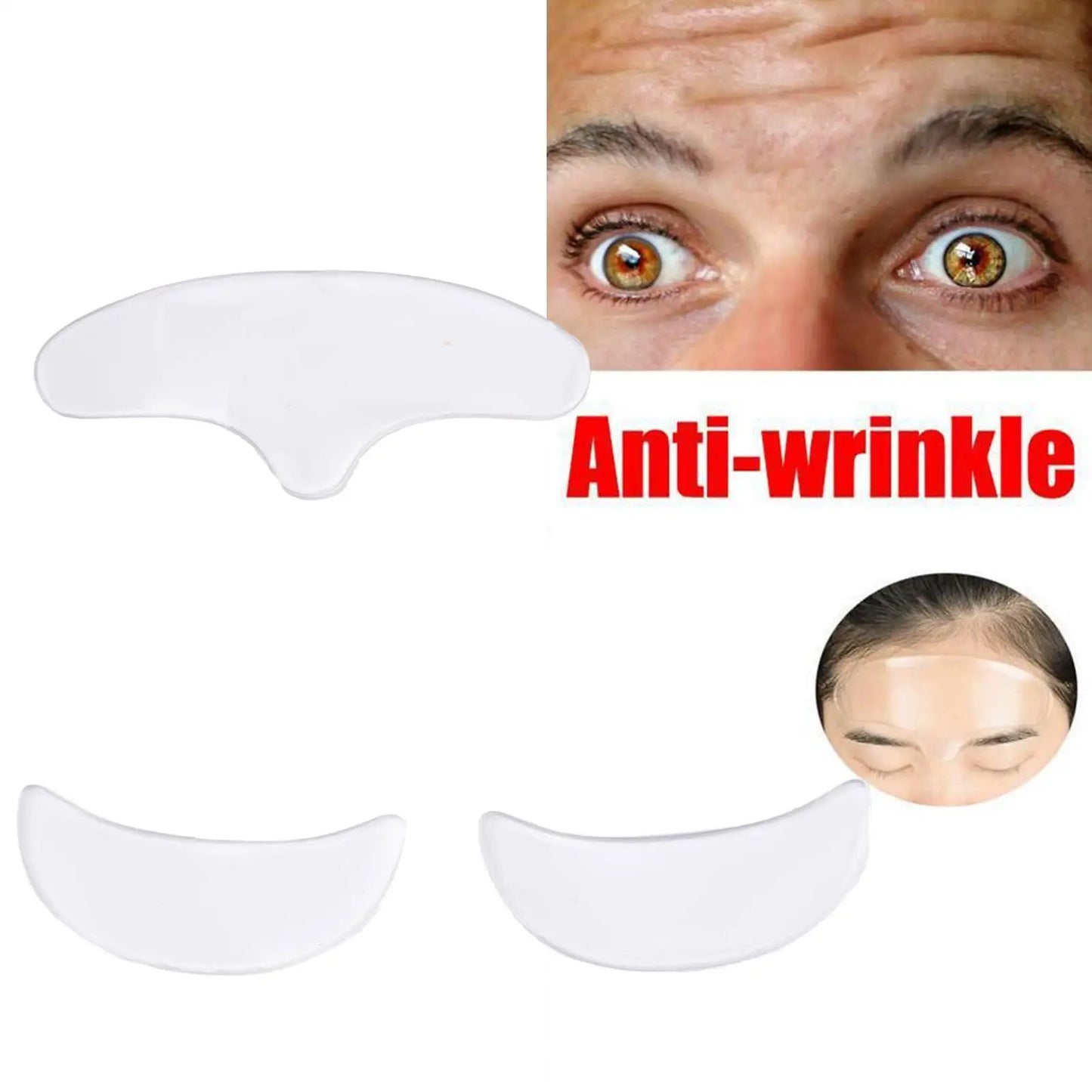 HOMEFISH Anti-Aging Forehead & Eye Care Kit - Wrinkle-Reducing Gel Patches, Forehead Line Remover & Firming Lift Masks