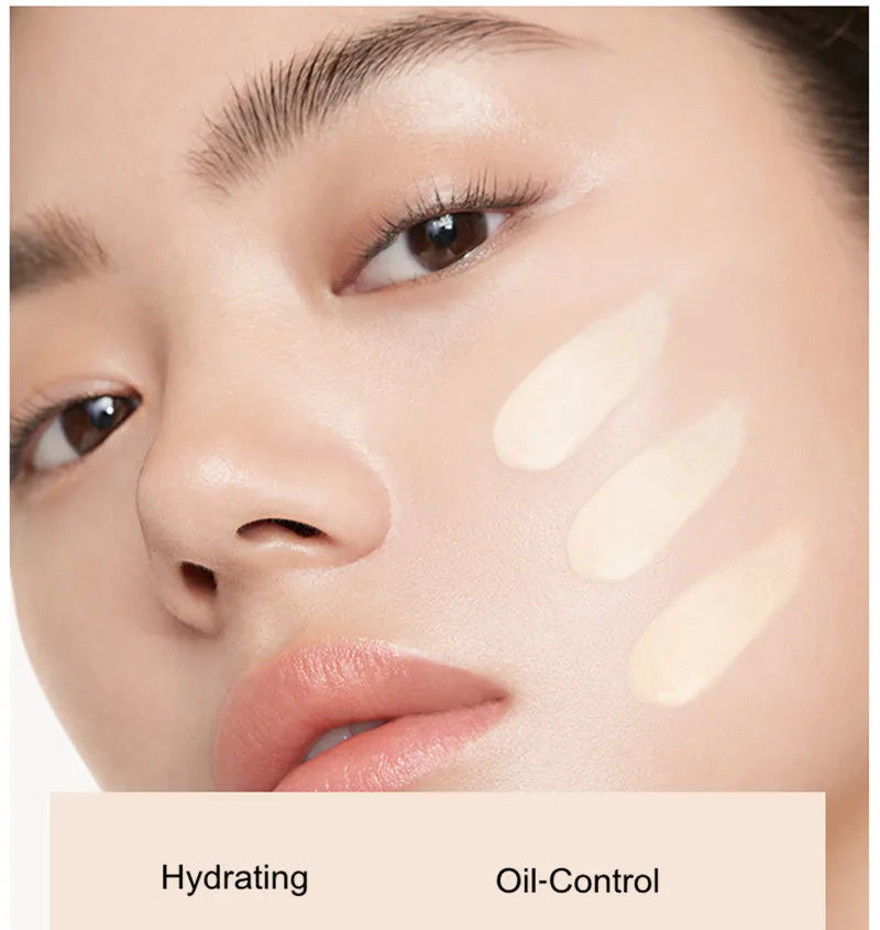 UODO Matte Face Make Up Liquid Foundation Primer Oil Control Hydrating Moisturizing Concealer Skin Care Long-lasting