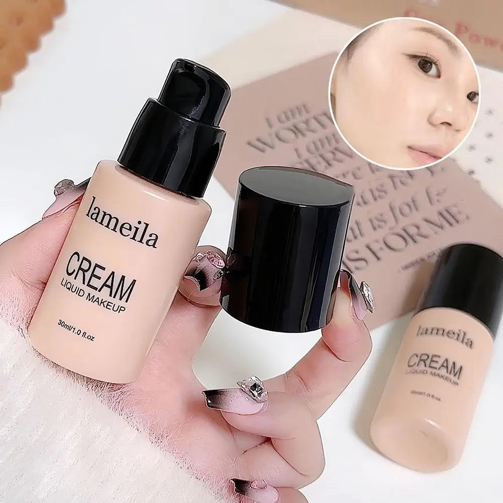 Matte Liquid Foundation Effective Concealer Moisturizing Long-lasting Waterproof Sweat-resistant Makeup Professional Cosmetics