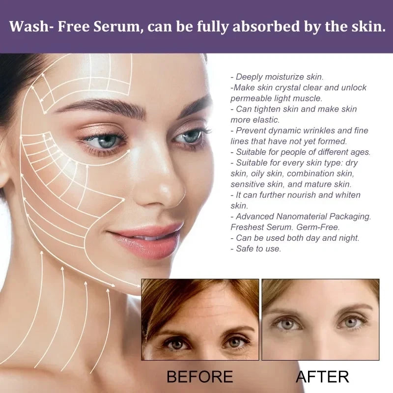 Facial Retinol Serum Whitening Moisturizing Fade Fine Lines Reduce Wrinkle Lift Firm Rejuvenate Your Face Korean Cosmetics 30ml