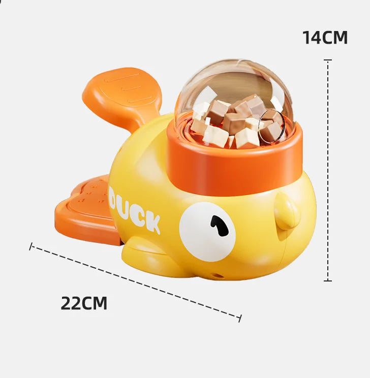 Dog, Cat, Pet Feeder Yellow Duck-Shaped Cat Food Dispenser Training Dog Toy Puzzle Dog Entertainment Toy Cat Toy