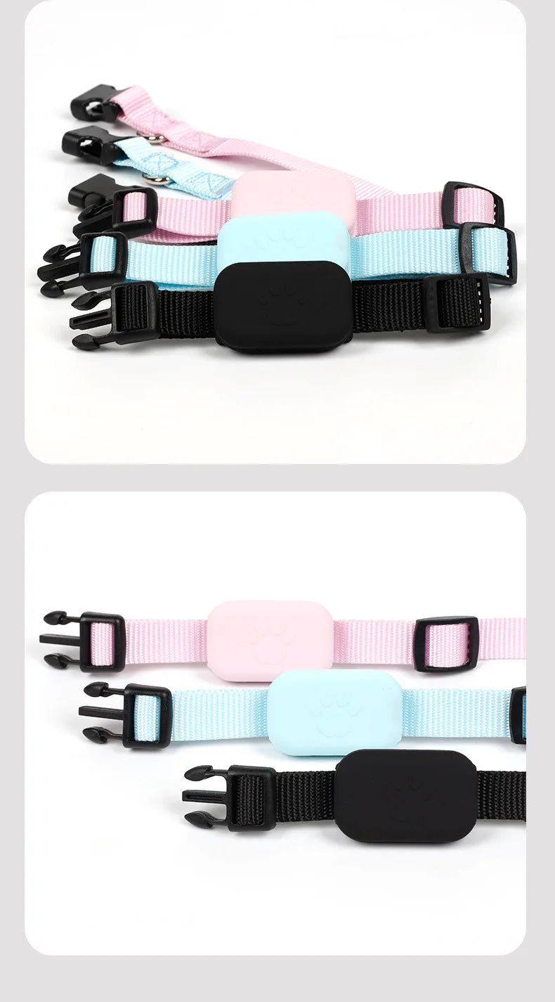 Pet Bluetooth GPS Tracker Dog Mini Tracking Movement Alert Collars Anti Lost Tracker for Cats and Puppies Remote Global Locator
