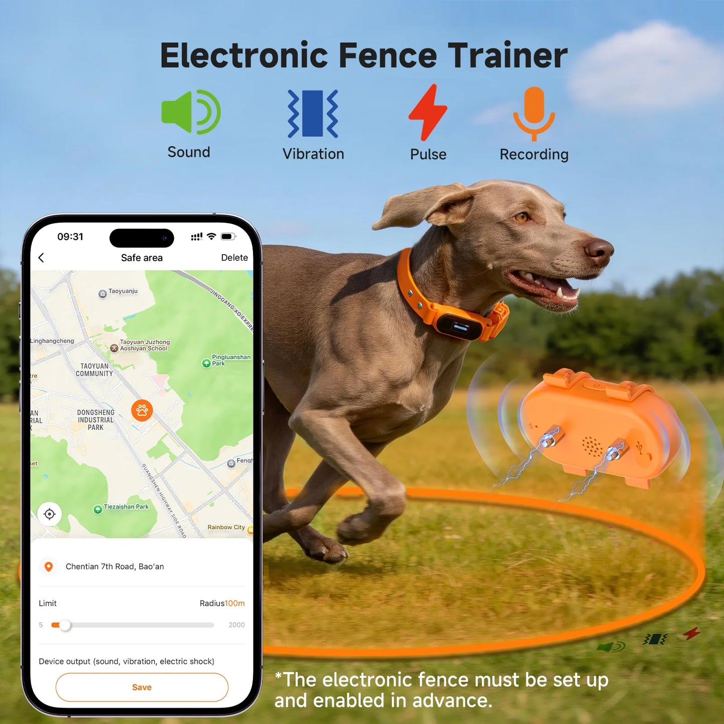 2026 Real-Time GPS Pet Collar Tracker Health Monitoring & Step Counting for Dogs and Cats