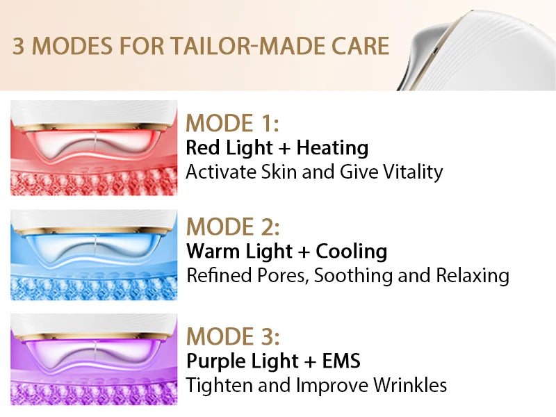 N Electric Guasha Massager EMS Face Lifting Anti-aging Remove Edema Firming Skin Clod Heat Scraping Skincare Beauty Device