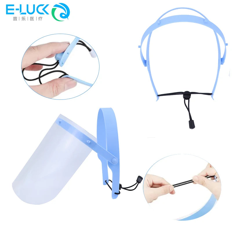 Dental Protective Face Shield Detachable Face Shield Dental Protective Face Detachable Full Anti-Fog Dustproof Replacement Cover