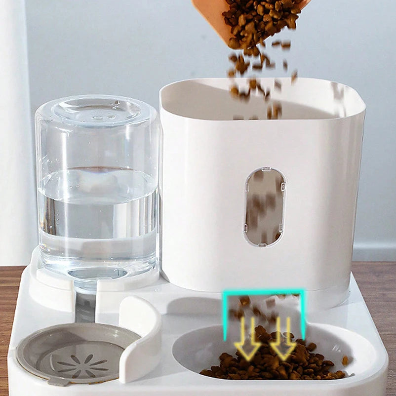 Rabbit Ear Raised Pet Food & Water Bowl Set My Store 2