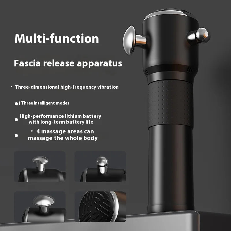 Multi-function Fascia Release Instrument Three-dimensional High-frequency Vibration 4 Massage Areas Full Body Massage 3 Gear
