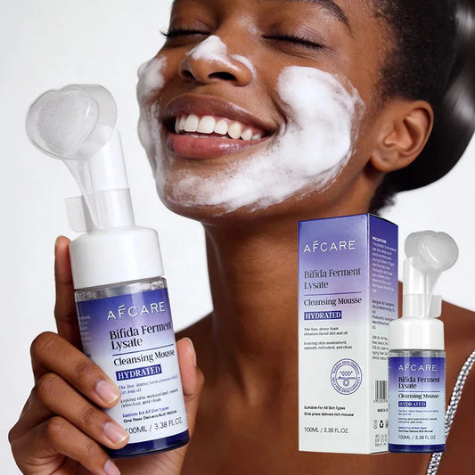 AFCARE Deep Clean Daily Cleanser Mousse Bifida Ferment Lysate Gentle Mouss For Sensitive Skin Refreshingly Soft Lightweight Foam