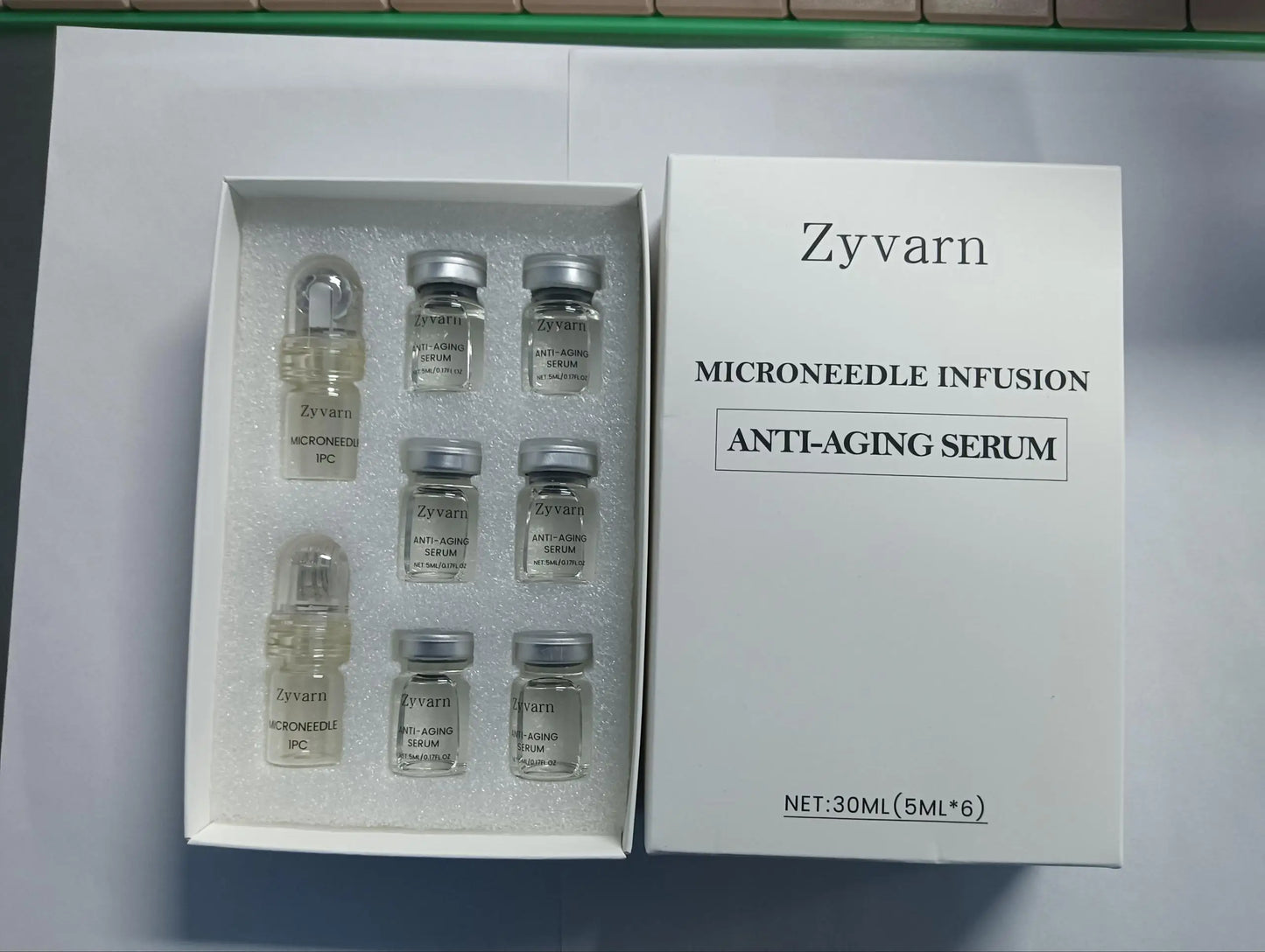 Facial Serum Roller Kit - Gentle Nourishing Formula for Delicate Skin, Improves Elasticity for Daily Skin Maintenance