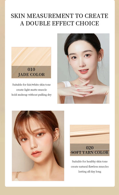 MACKANDY Serum Liquid Foundation Long-lasting Makeup, Full Coverage with Matte Finish, Radiant Formula for All Skin Types Vegan