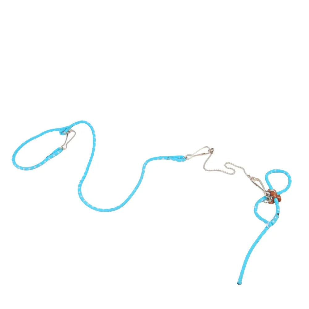 Pet Adjustable Soft Harness Bell Leash Set Mouse Hamster Ferrets Rat Pet Pig Leash Hamster Harness Rope Anti-bite Pet Walking Dureve