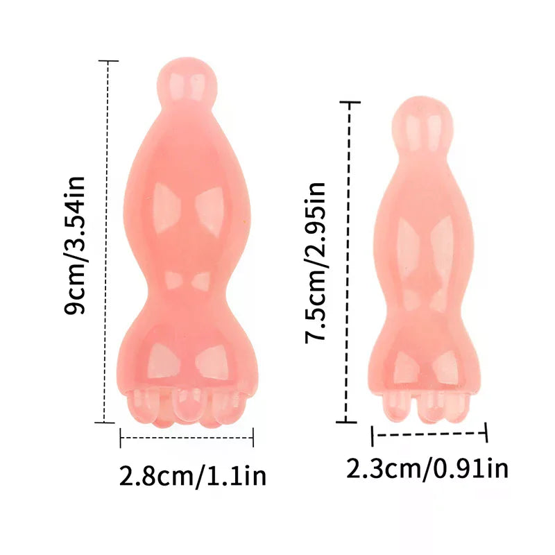 Smooth Face Massage Tools Resin Gua Sha Face Skin Care Massage Sticks Lotus Seedpod Shape Massager Facial Physiotherapy Tool