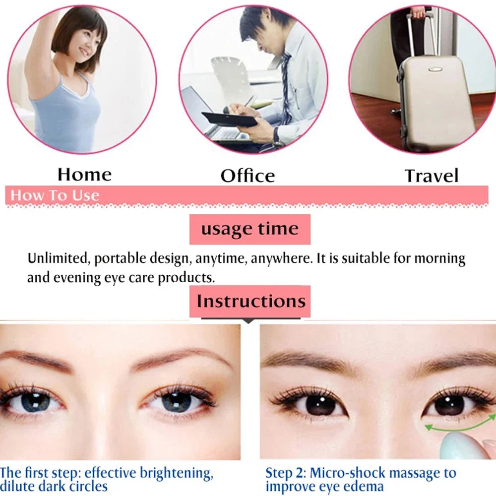 Facial Lifting Vibration Massager Relaxation Tightening Wrinkle Removal Slimming Face Massage Stick Facial Smoothing Beauty Care