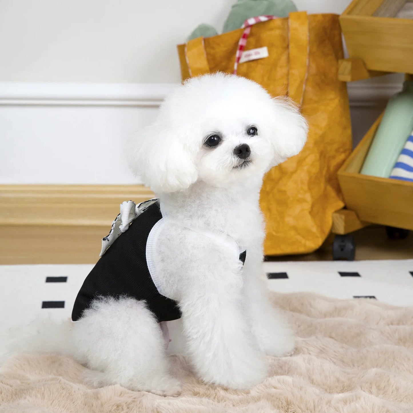Pet Bow Vest Cat Clothes Thin Spring/summer Princess Camisole Vest Teddy Summer Simple Sun Protection Short Sleeved Shirt
