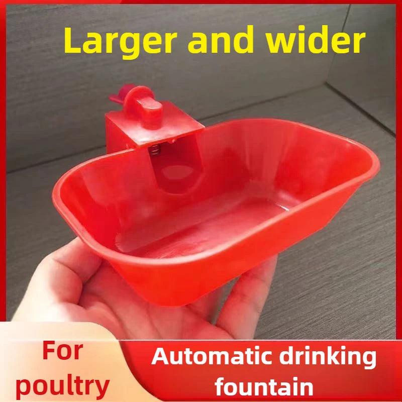 Poultry Breeding Chickens Automatic Water Dispenser Duck Feeding Sink Automatic Water Bowl Geese Farm Animal Watering Supplies