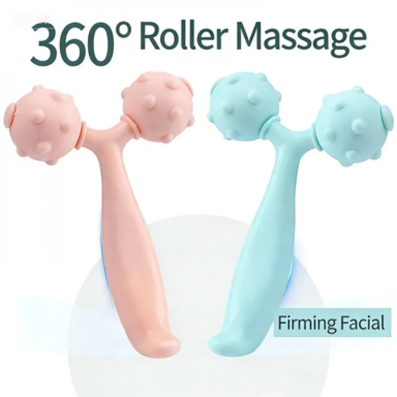 Facial lifting, firming, facial massager, muscle relaxation, face slimming, manual massage roller beauty tool