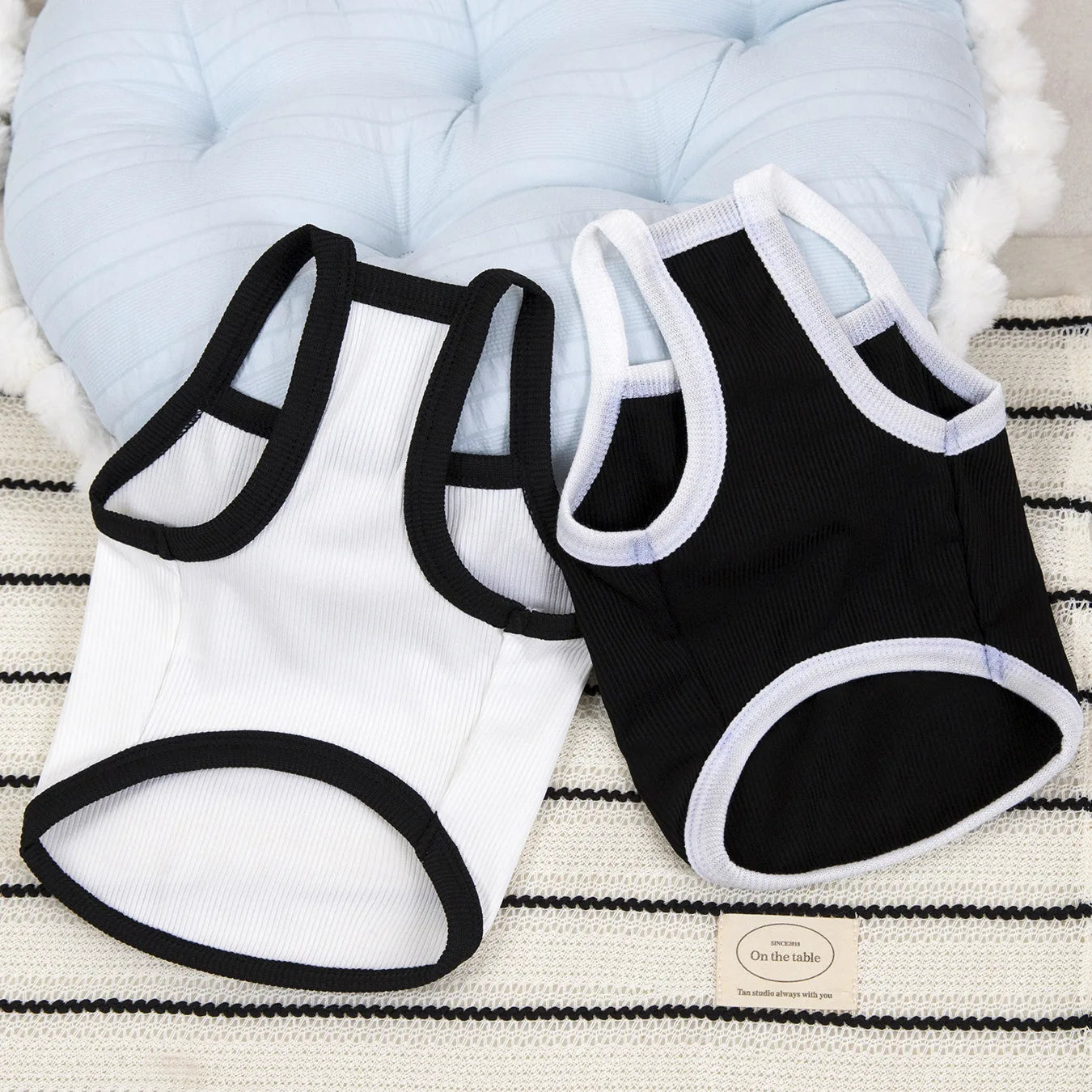 Pet Bow Vest Cat Clothes Thin Spring/summer Princess Camisole Vest Teddy Summer Simple Sun Protection Short Sleeved Shirt